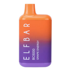 (ELF BAR) EB DESIGN BC5000 Disposable Vape - 5000 puff - Grape Energy