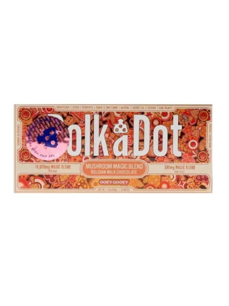Ooey Gooey PolkaDot Magic Mushroom Belgian Milk Chocolate 500mg
