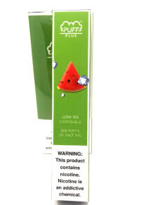 Puff Bar Plus Lush Ice - No Maintenance Required - Internal Battery: 550mAh -Up to 800+ Puffs