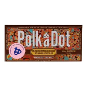 Torrone Delight PolkaDot Magic Mushroom Belgian Chocolate 500mg