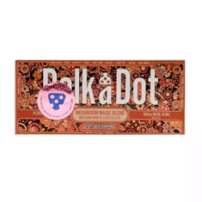 Viet Ice Coffee PolkaDot Magic Mushroom Belgian White Chocolate 500mg