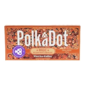 Viet Ice Coffee PolkaDot Magic Mushroom Belgian White Chocolate 200mg Magic Per Piece